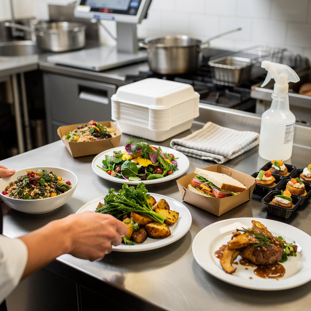Foody New York restaurant interior showcasing quality dining atmosphere and fresh food preparation